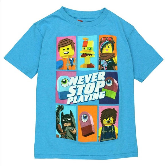 LEGO Movie Boys Short Sleeve Shirt - Picture 1 of 2